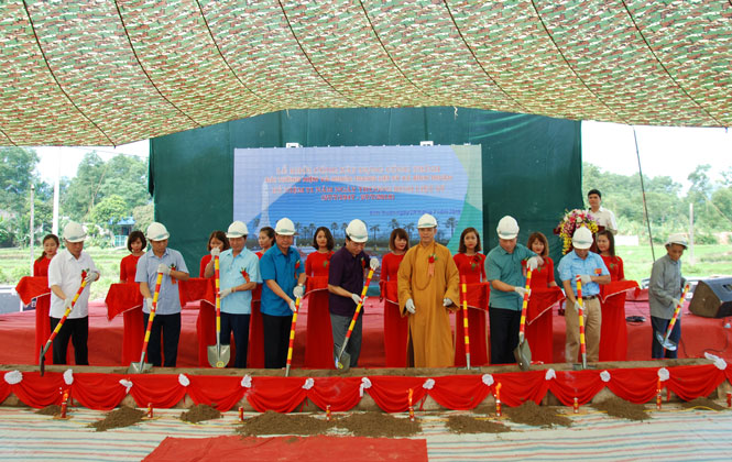 Khởi công xây dựng Nghĩa trang liệt sĩ xã Bình Thuận 
