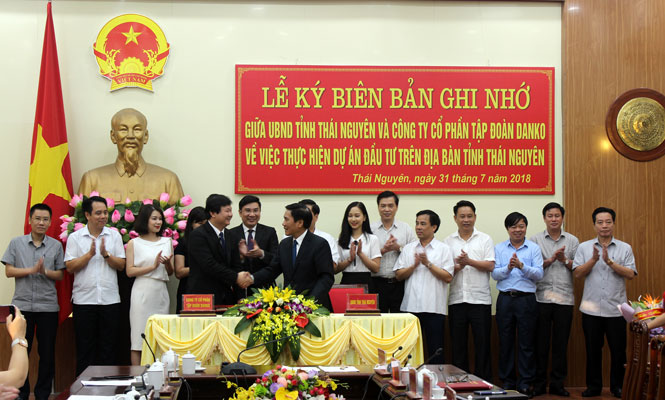 Ký biên bản ghi nhớ hợp tác 4 dự án với Tập đoàn DANKO 