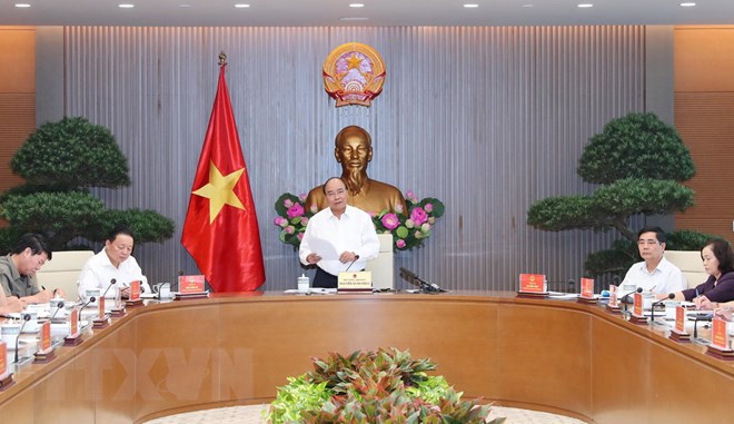 Thủ tướng Nguyễn Xuân Phúc chủ trì họp về Chiến lược biển
