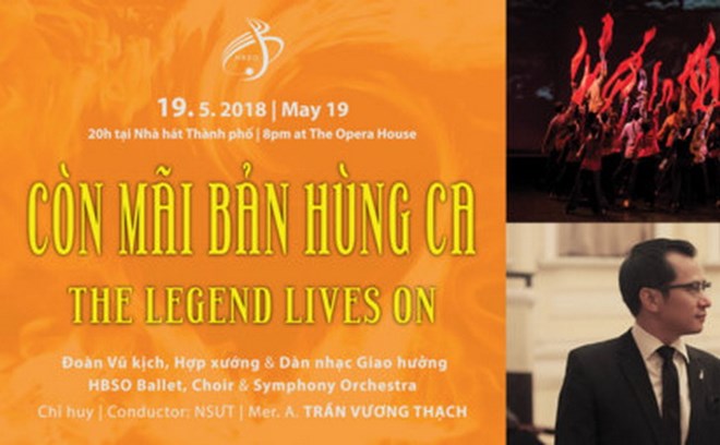 Trình diễn kịch múa “Còn mãi bản hùng ca” vào ngày 19/5