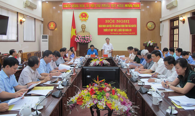 Đoàn đại biểu Quốc hội tỉnh: Thống nhất với UBND tỉnh các nội dung kiến nghị với Trung ương 