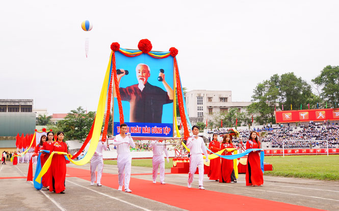 Khai mạc Đại hội TDTT tỉnh Thái Nguyên lần thứ VIII năm 2018 