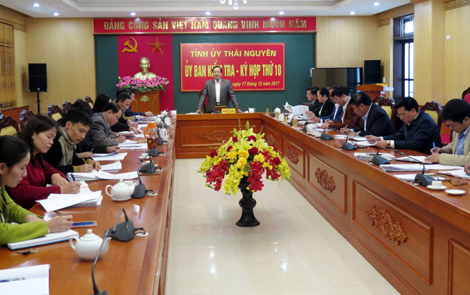 Giữ nghiêm kỷ luật ở Đảng bộ T.P Thái Nguyên 