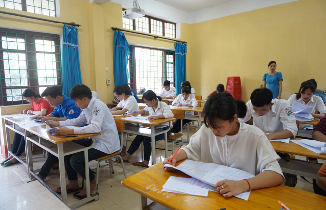 Thái Nguyên: Trên 15 nghìn thí sinh tham dự kỳ thi tuyển sinh lớp 10 