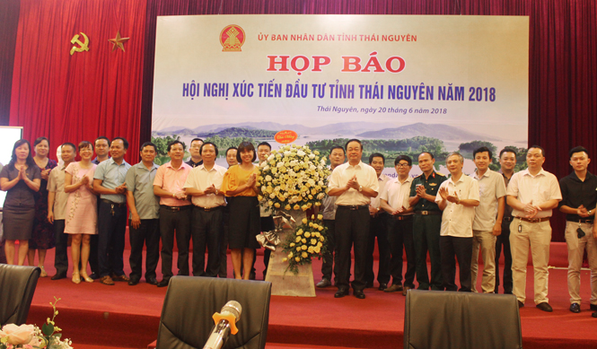 Thái Nguyên: Họp báo về Hội nghị Xúc tiến đầu tư