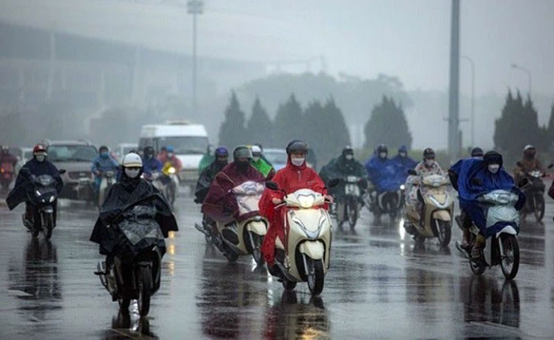 Bắc Bộ mưa nhỏ và sương mù, trời rét đậm, vùng núi rét hại