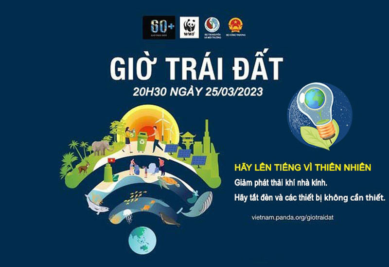 Thái Nguyên: Hưởng ứng chiến dịch Giờ Trái đất năm 2024