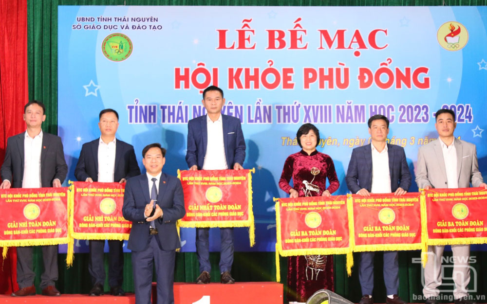 Trao 4.690 huy chương tại Hội khỏe Phù Đổng tỉnh Thái Nguyên lần thứ XVIII