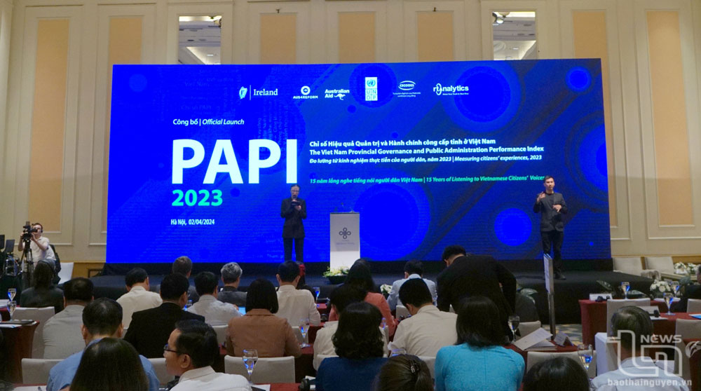 Chỉ số PAPI năm 2023: Thái Nguyên bứt phá xếp thứ 2 cả nước