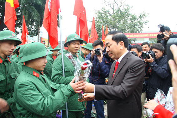 Náo nức Ngày hội giao quân