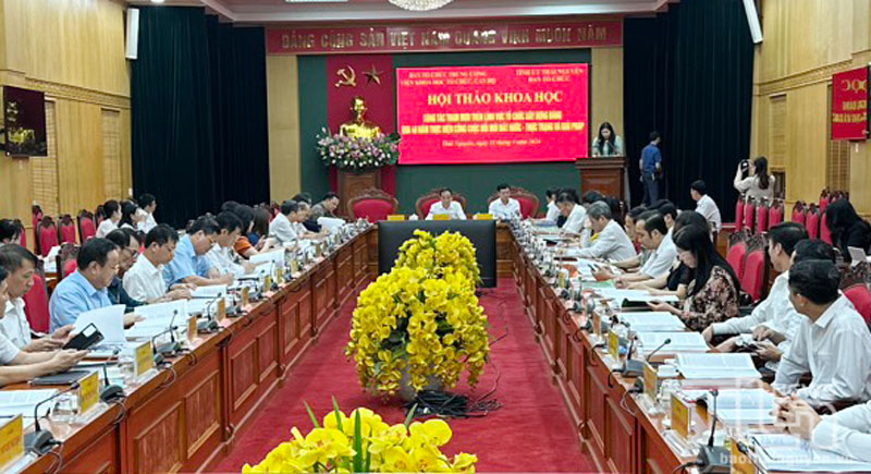 Hội thảo khoa học về công tác tổ chức xây dựng Đảng