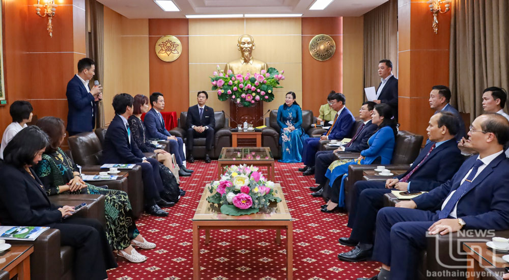 Thái Nguyên sẵn sàng hợp tác với TP. Kawasaki hướng đến mục tiêu phát triển bền vững