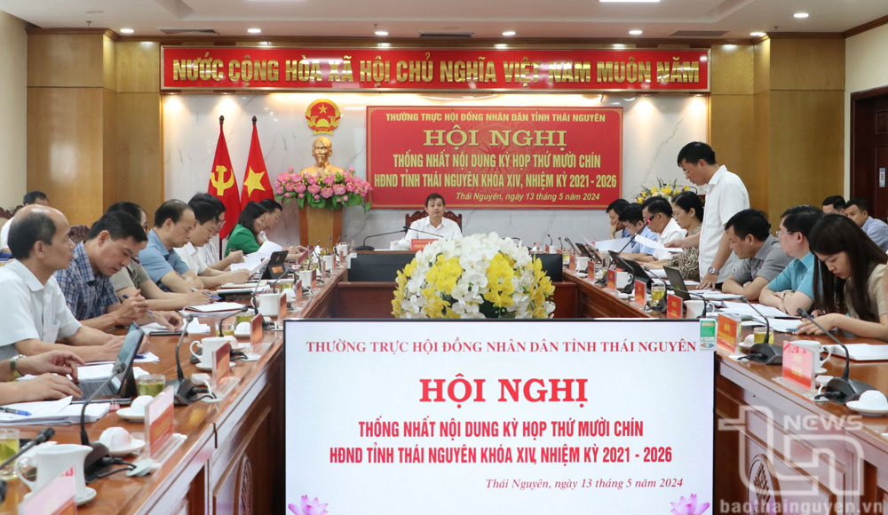 HĐND tỉnh Thái Nguyên: Thống nhất nội dung Kỳ họp thứ 19