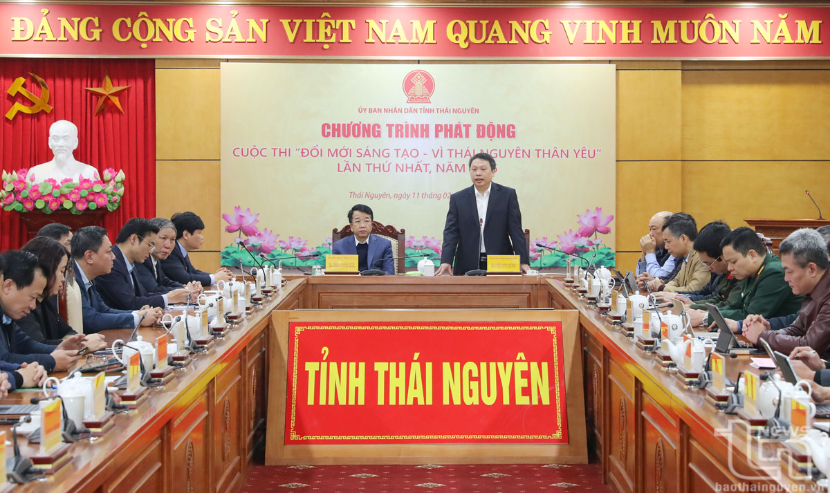 Phát động Cuộc thi Đổi mới sáng tạo - Vì Thái Nguyên thân yêu