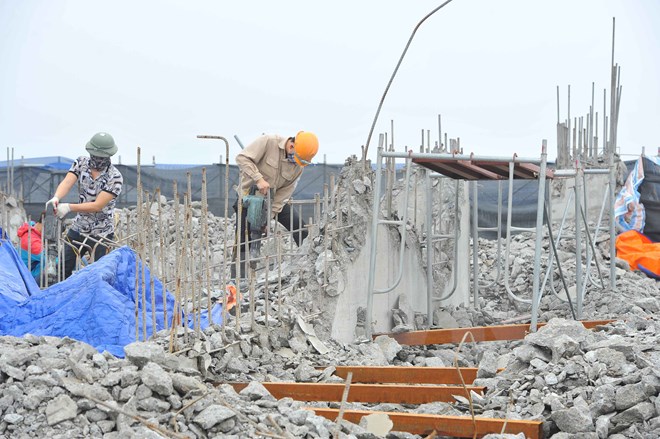 Hà Nội tổ chức phá dỡ công trình sai phạm tại 8B Lê Trực