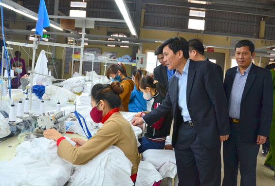 Lãnh đạo tỉnh làm việc với các địa phương về tình hình phát triển kinh tế - xã hội
