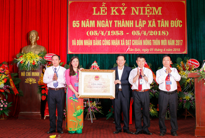 Tân Đức đạt chuẩn Nông thôn mới 