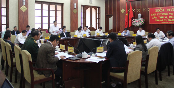 Ban thường vụ Tỉnh ủy: Thảo luận, quyết định một số nội dung