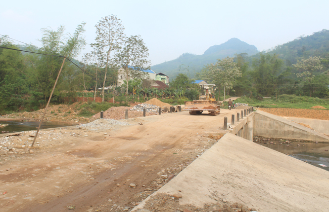 Hoàn thành 95% khối lượng thi công đường Tràng Xá – Liên Minh 