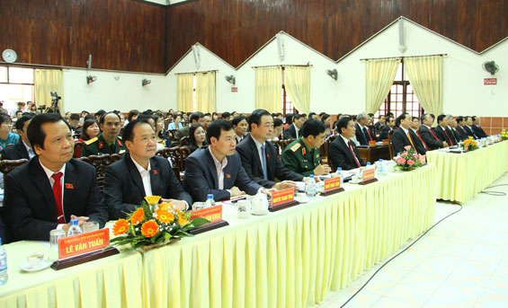 Khai mạc kỳ họp thứ 16, HĐND tỉnh khóa XII