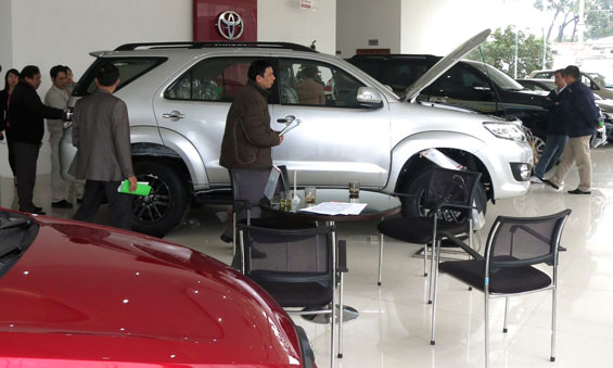 Thái Nguyên nằm trong tốp 10 tỉnh, thành có nhiều xe ô tô con
