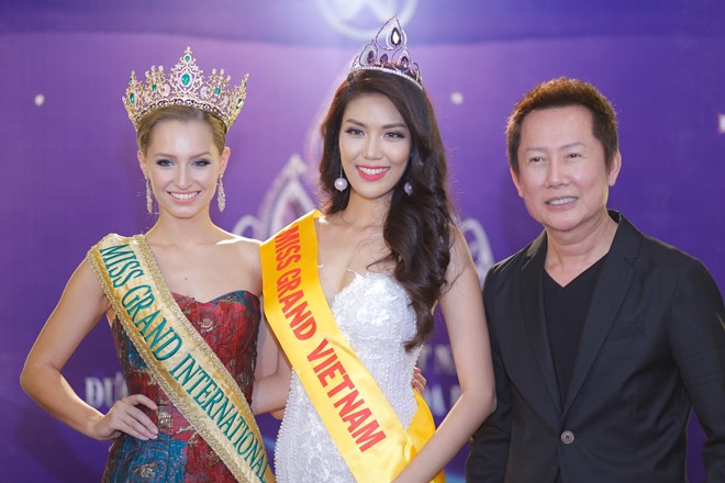 Chủ tịch Miss Grand International sang Việt Nam mời Lan Khuê dự thi