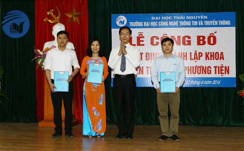 Đại học công nghệ thông tin và truyền thông Thái Nguyên: Công bố quyết định thành lập Khoa Truyền thông đa phương tiện