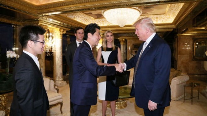 Mỹ và Nhật Bản xúc tiến cuộc gặp Trump-Abe sau lễ nhậm chức