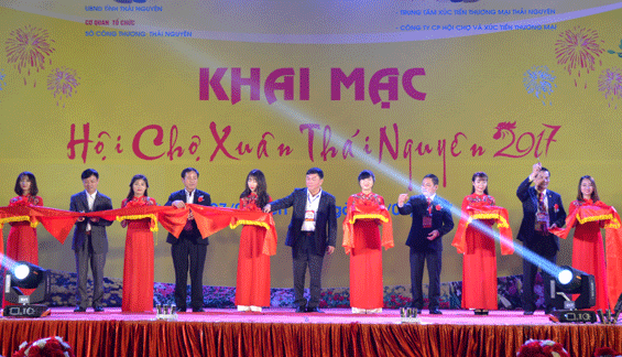 150 tổ chức, doanh nghiệp tham gia Hội chợ Xuân Thái Nguyên 2017