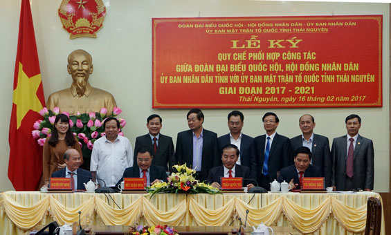 Lễ ký Quy chế phối hợp công tác giữa các cơ quan