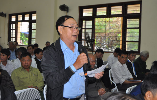 Đại biểu HĐND tỉnh tiếp xúc cử tri trước kỳ họp thứ 8 