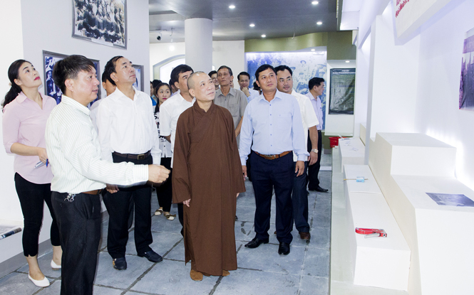 Kiểm tra tiến độ thi công các hạng mục tôn tạo di tích lịch sử TNXP Đại đội 915 