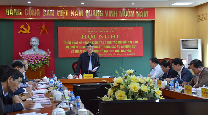 Kiểm tra việc thu hồi tài sản bị chiếm đoạt trong các vụ án tham nhũng 