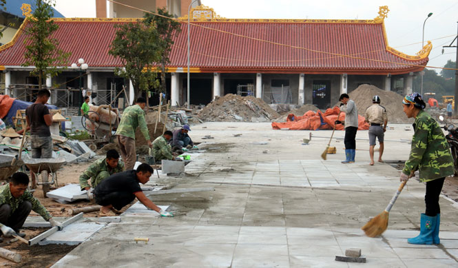 Dự án Tu bổ, tôn tạo Di tích Địa điểm lưu niệm các TNXP Đại đội 915 sẽ hoàn thành trước ngày 15-12 