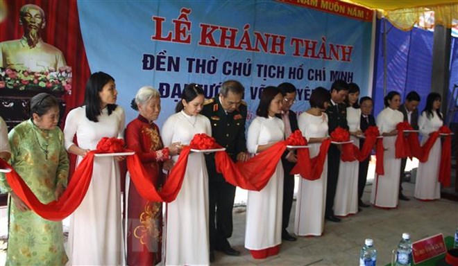 Khánh thành Đền thờ Chủ tịch Hồ Chí Minh và Đại tướng Võ Nguyên Giáp