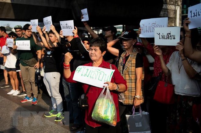 Thái Lan: Tuần hành ở thủ đô Bangkok phản đối hoãn tổng tuyển cử