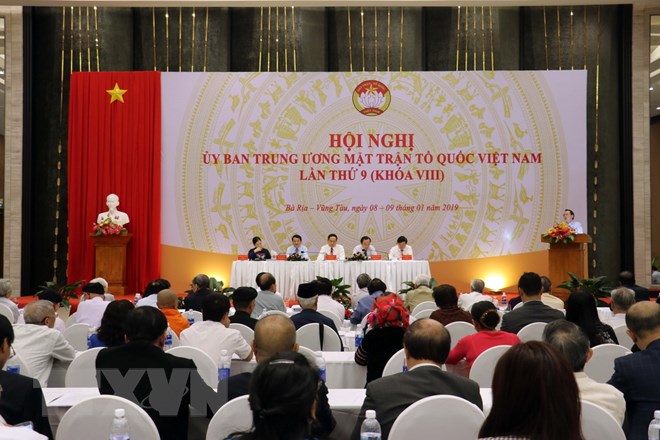 Khai mạc Hội nghị Ủy ban Trung ương Mặt trận Tổ quốc Việt Nam lần 9