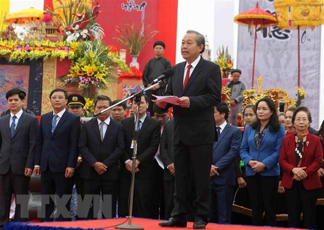 Phó Thủ tướng Trương Hòa Bình dự lễ cày tịch điền tại tỉnh Hà Nam