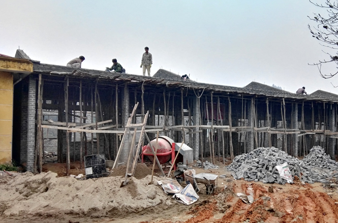 Đầu tư xây dựng nhà lớp học 