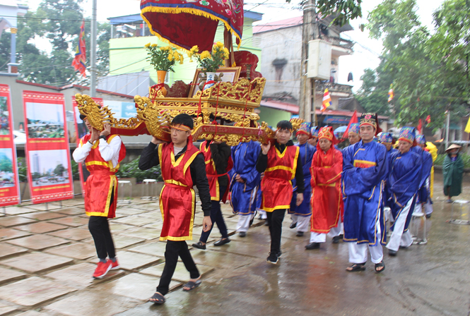 Lễ hội truyền thống đình Phương Độ được công nhận là Di sản văn hóa phi vật thể Quốc gia 