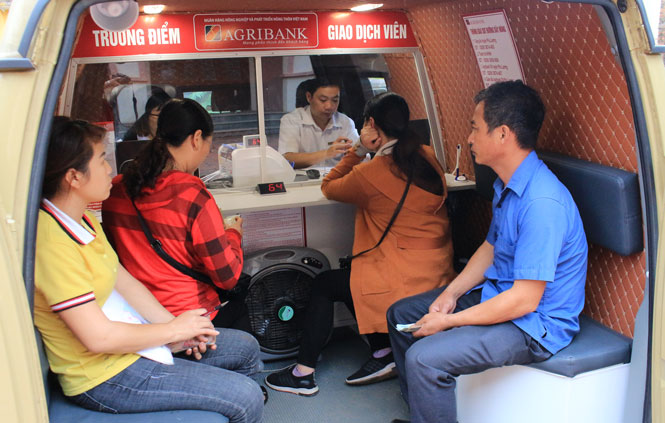 Hiệu quả từ điểm giao dịch lưu động Agribank 