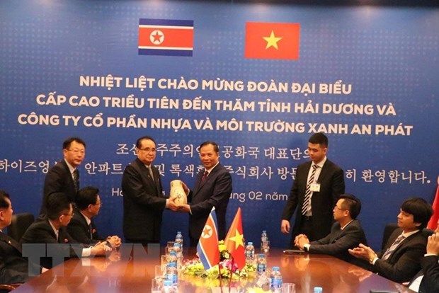 Đoàn đại biểu Đảng Lao động Triều Tiên thăm tỉnh Hải Dương