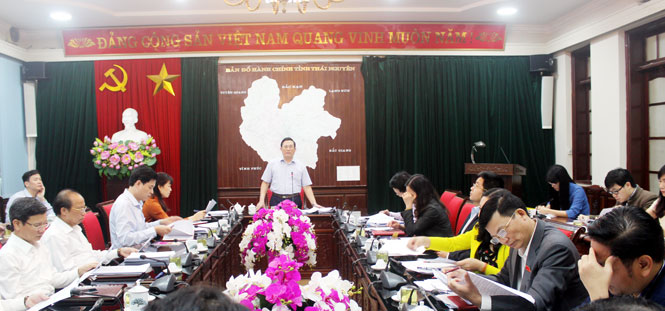 Ban Kinh tế - Ngân sách:Thẩm tra các nội dung trình tại kỳ họp bất thường HĐND tỉnh 