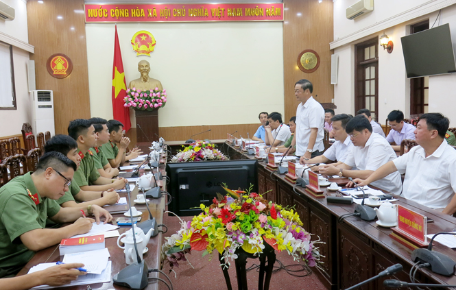 Công bố quyết định kiểm tra công tác bảo vệ bí mật Nhà nước 