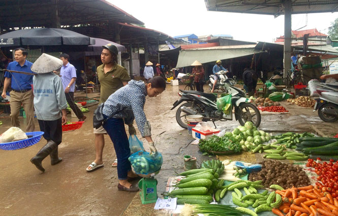 Khó kiểm soát chất lượng thực phẩm tại chợ đầu mối Túc Duyên 
