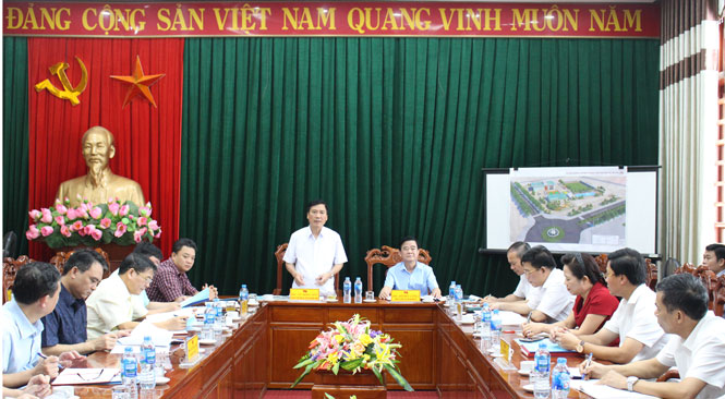 Lãnh đạo tỉnh làm việc tại huyện Phú Bình 