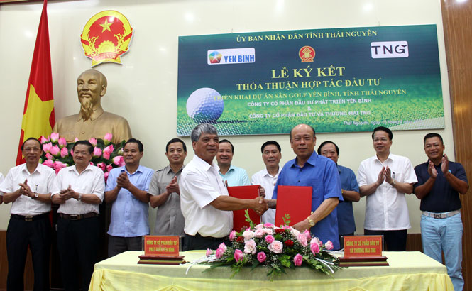 Ký kết thỏa thuận hợp tác đầu tư Dự án sân Golf Yên Bình 