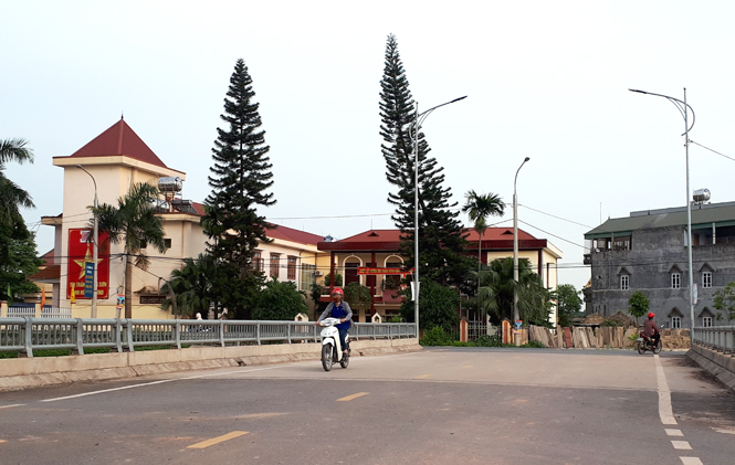 Đổi thay ở thị trấn Hương Sơn 