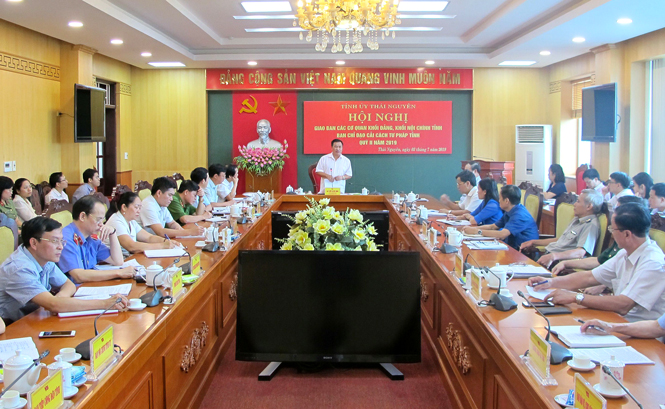 Tập trung thực hiện tốt nhiệm vụ trọng tâm trong những tháng cuối năm 