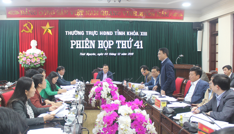 Phiên họp 41 của Thường trực HĐND Tỉnh: Cho ý kiến vào các nội dung chuẩn bị cho kỳ họp thứ 10